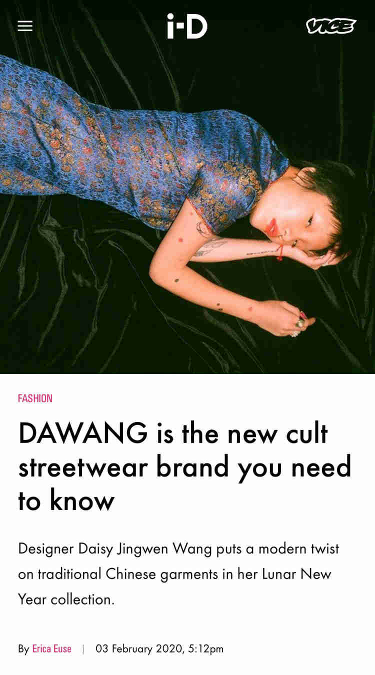 i-D: DAWANG is the new cult streetwear brand you need to know