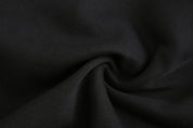 Mugwort x DAWANG, Cotton black, main fabric close up