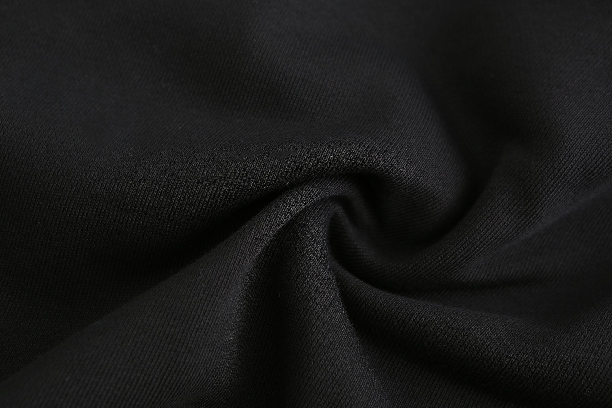 Mugwort x DAWANG, Cotton black, main fabric close up