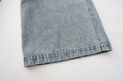 Za WideLeg Denim/Brocade Patch Pants