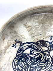 Year of the Snake Marbled Ceramic Plate DAWANG x Zhuology Ceramics