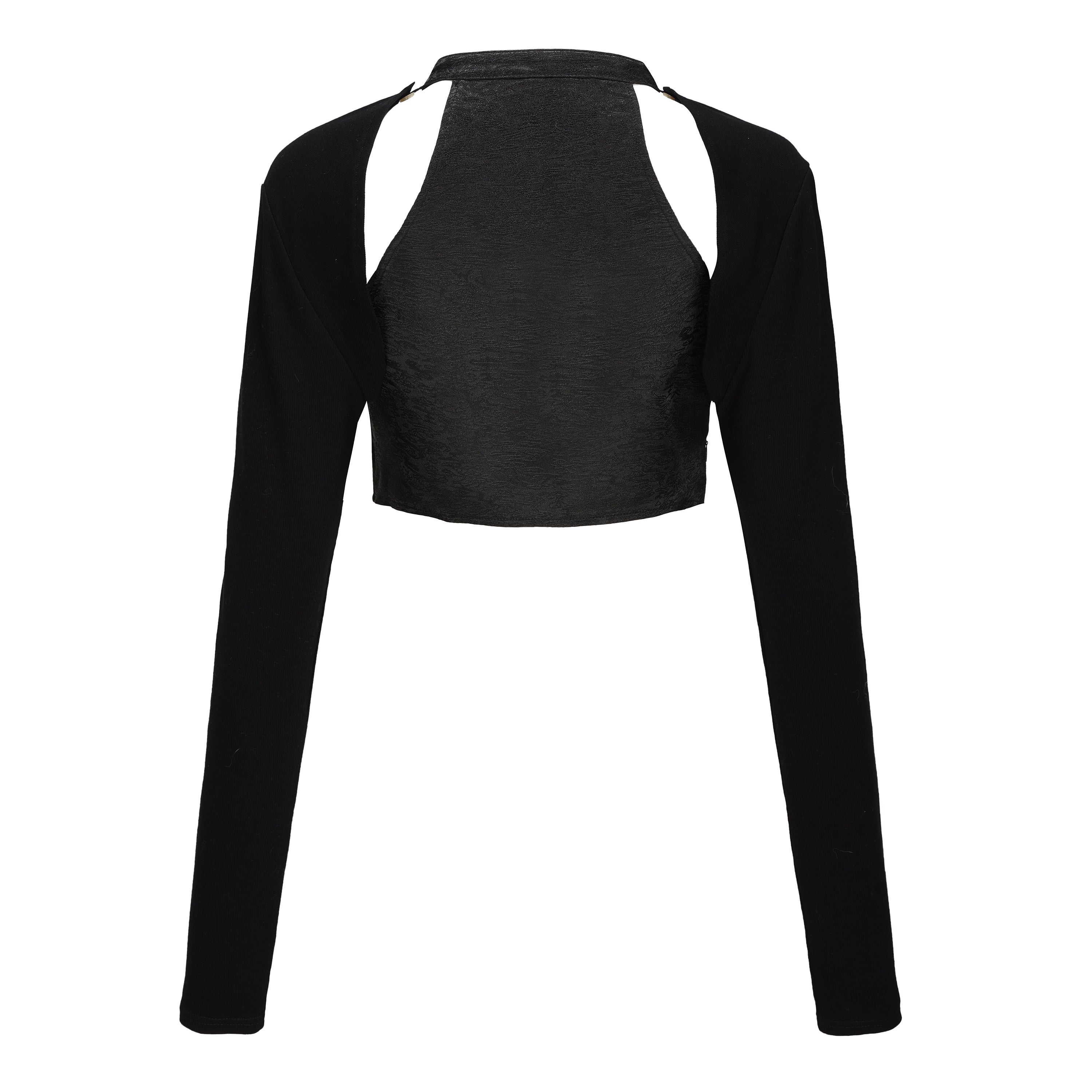 Yao Keyhole Detachable Sleeves Top