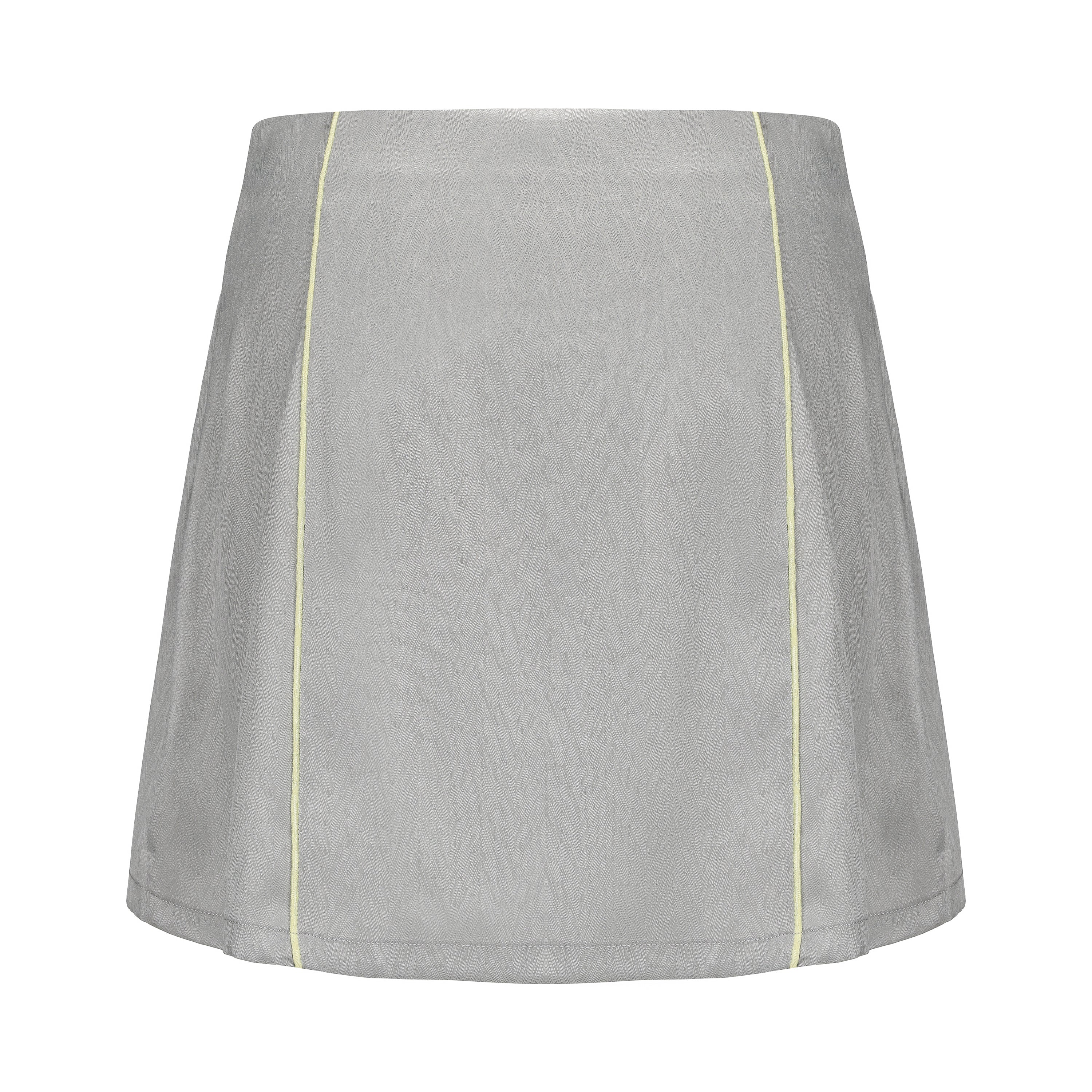 Zan Double Slit Mini Skirt