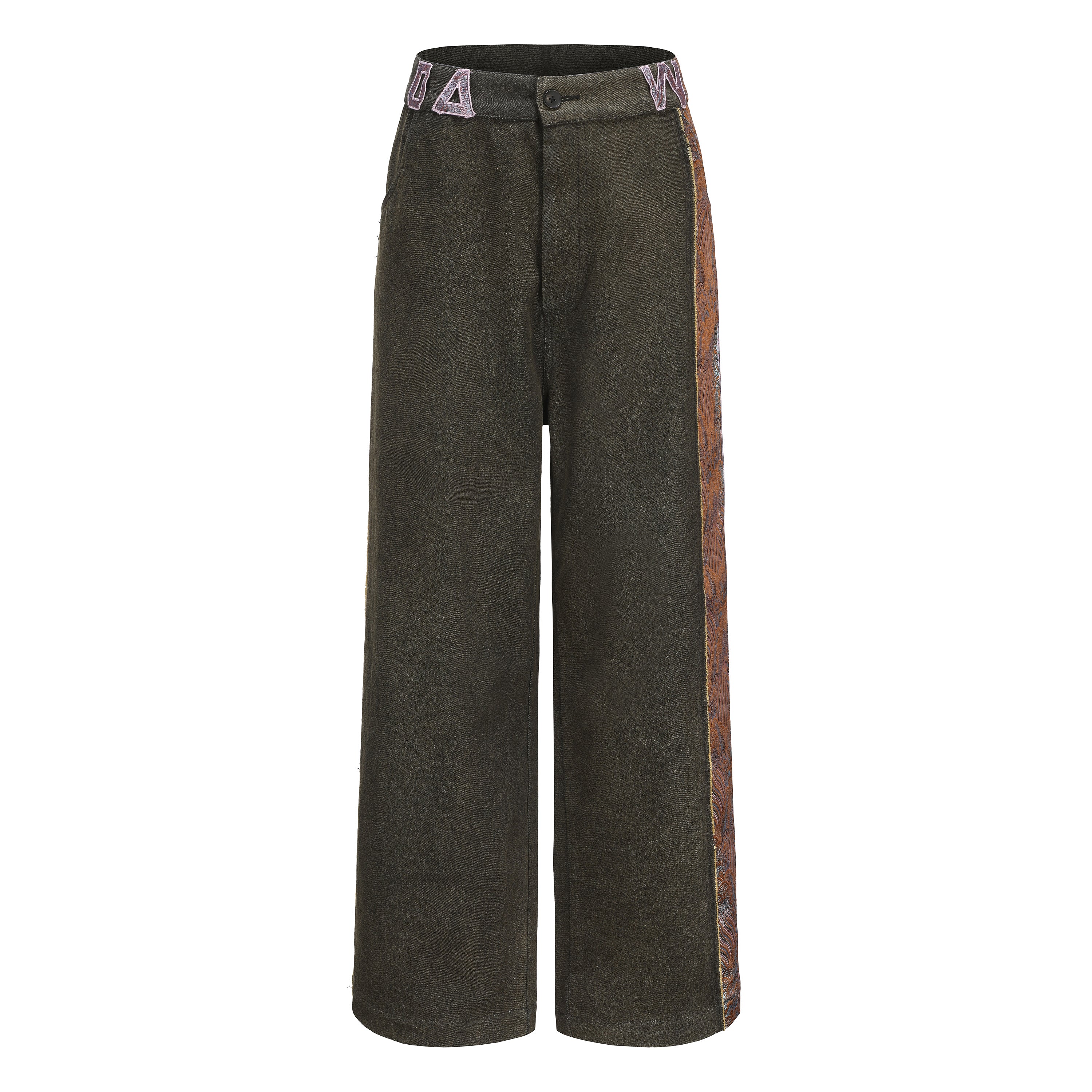 Wang Patch Wide Leg Pants