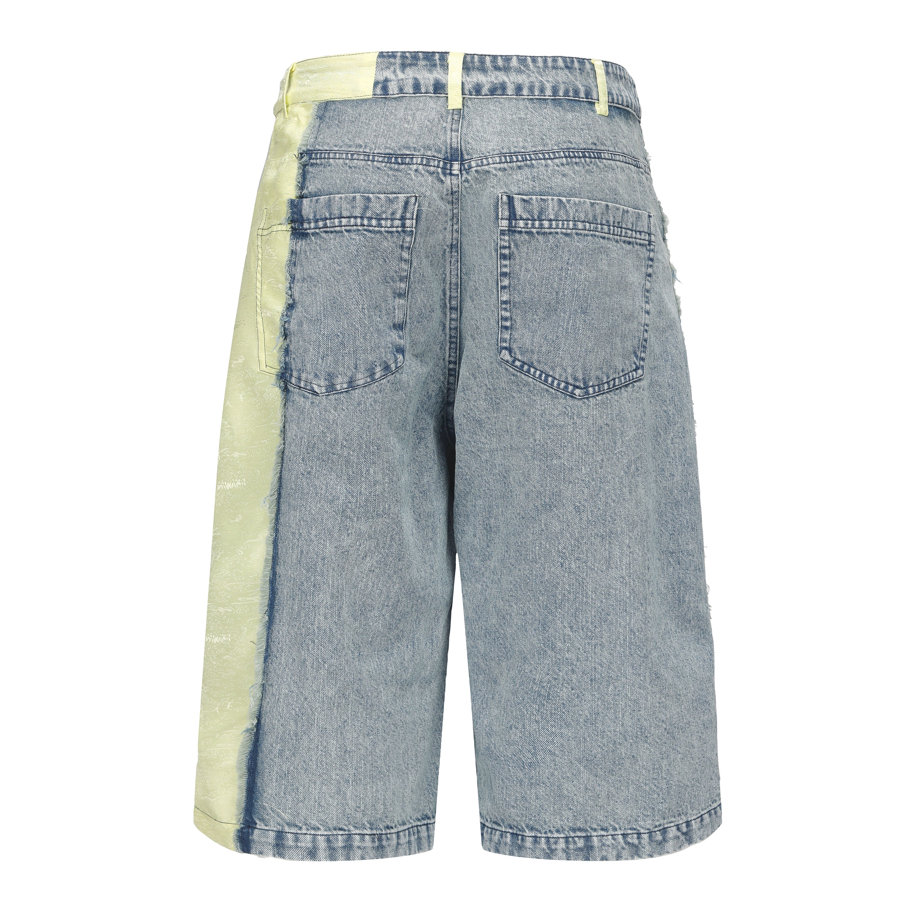 Ye Cargo Denim Shorts