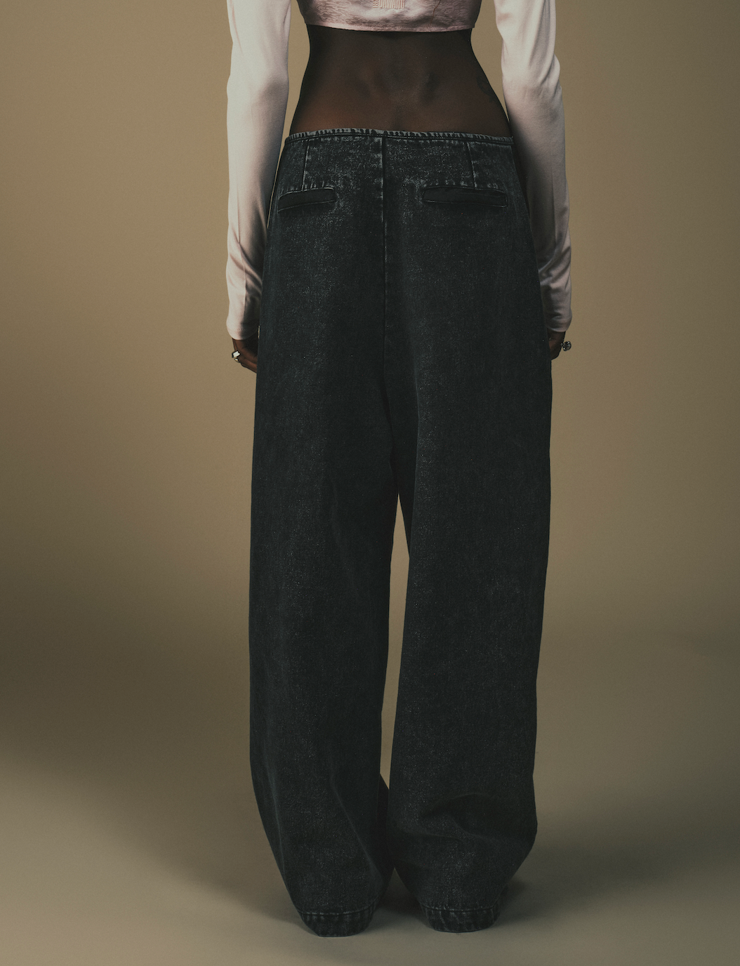 Fa Oversized Denim Pants